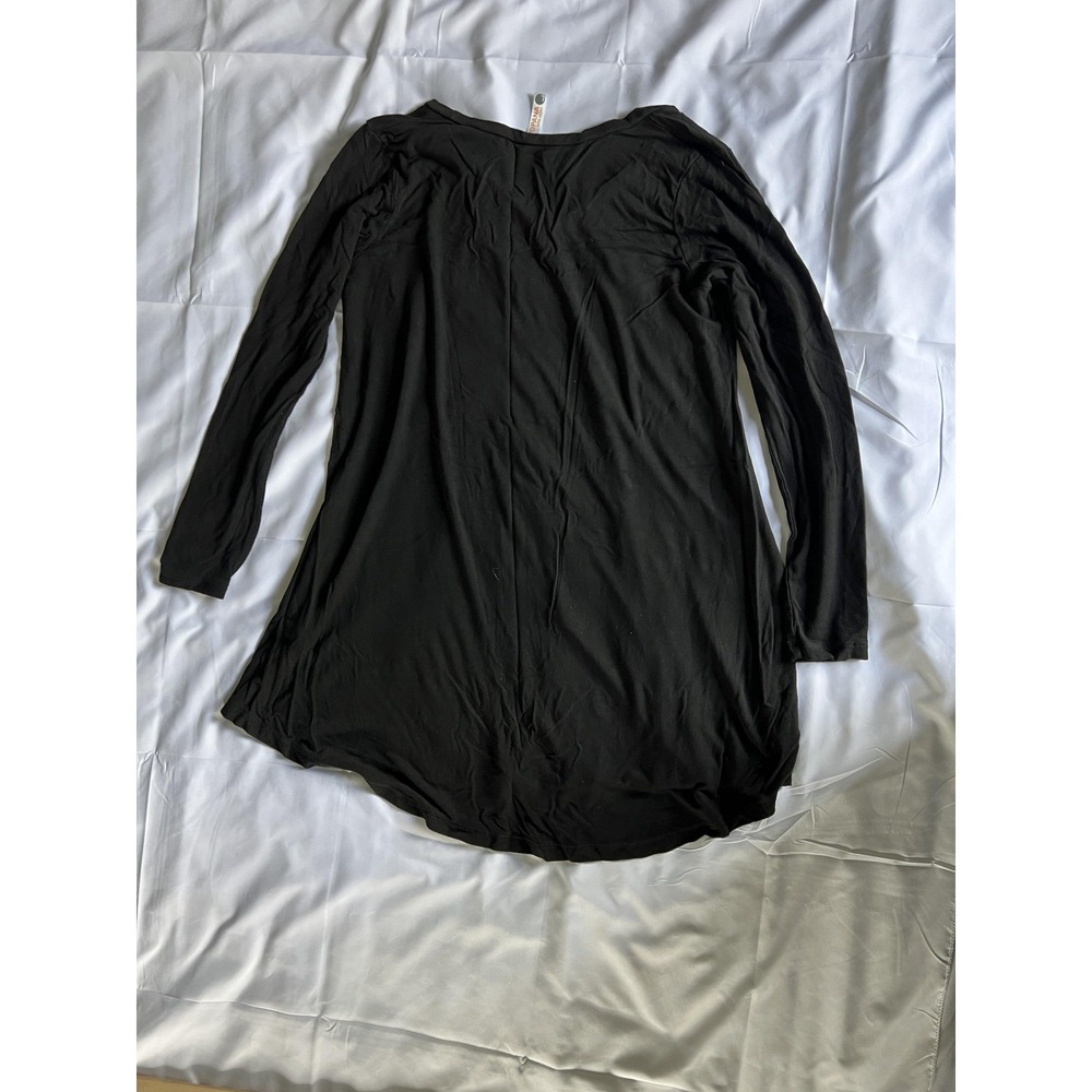 Popana Tunic Shirt Womens Large Long Sleeve Stretch‎ Pullover Made USA Basic - Picture 5 of 13